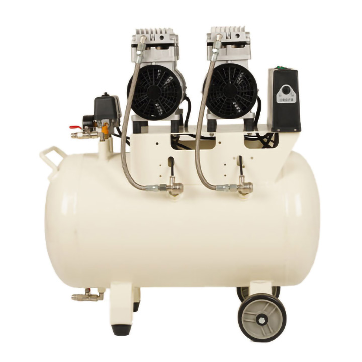 Dynamic AT160-60 Dental Oil-free Air Compressor 50L Tank 1.5KW/2HP